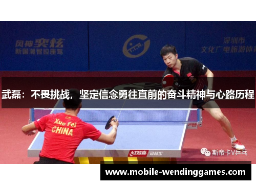 武磊：不畏挑战，坚定信念勇往直前的奋斗精神与心路历程