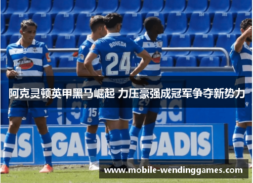 阿克灵顿英甲黑马崛起 力压豪强成冠军争夺新势力
